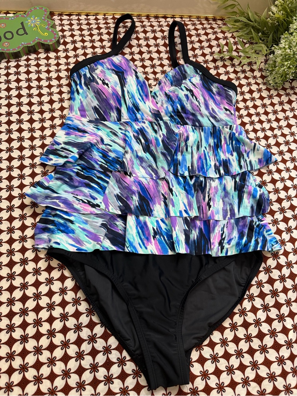 Tummy thinner Ruffle One-Piece Swimsuit